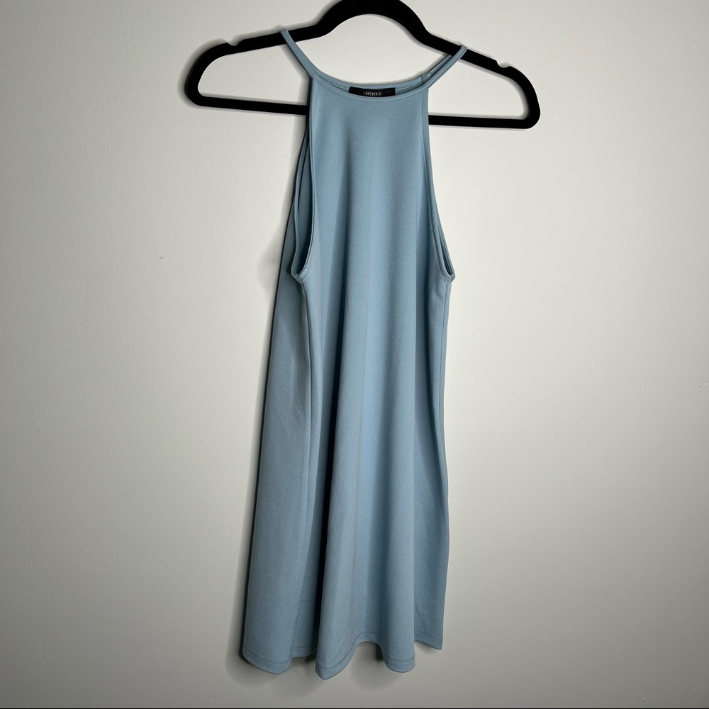 NWT Dusty Blue Forever 21 Short Dress